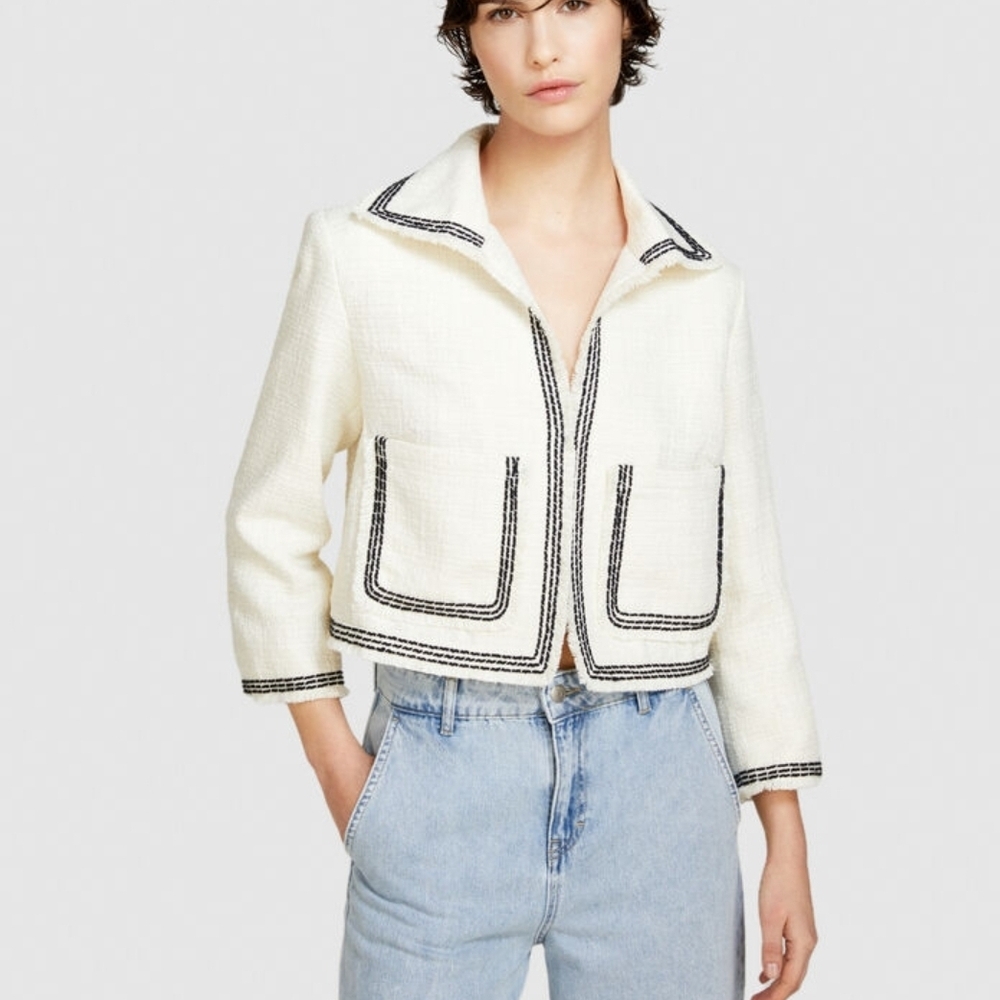 Sisley Frayed Boucle Jaclet